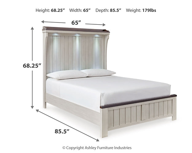 Darborn Queen Panel Bed with Mirrored Dresser and Chest Signature Design by Ashley®