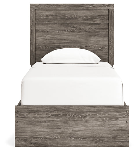 Ralinksi Twin Panel Bed with Mirrored Dresser, Chest and Nightstand Signature Design by Ashley®