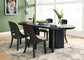 Rowanbeck Dining Table and 4 Chairs Signature Design by Ashley®