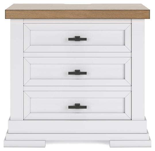 Ashbryn Three Drawer Night Stand Benchcraft®