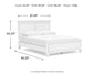 Fortman Queen Panel Bed with Mirrored Dresser Signature Design by Ashley®