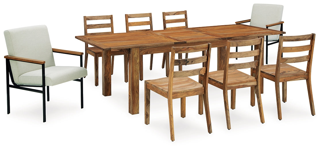 Dressonni Dining Table and 8 Chairs Signature Design by Ashley®